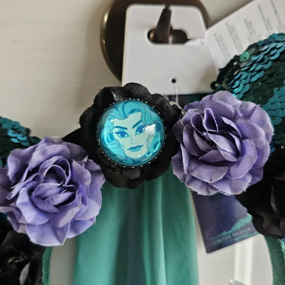Disney Minnie Mouse The Main Attraction Haunted Mansion Ears Headband 10/12 NEW